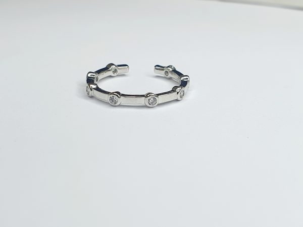 Piercing Fake M com Zircônia